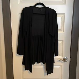 Torrid Gathered Back Black Cardigan Size 2